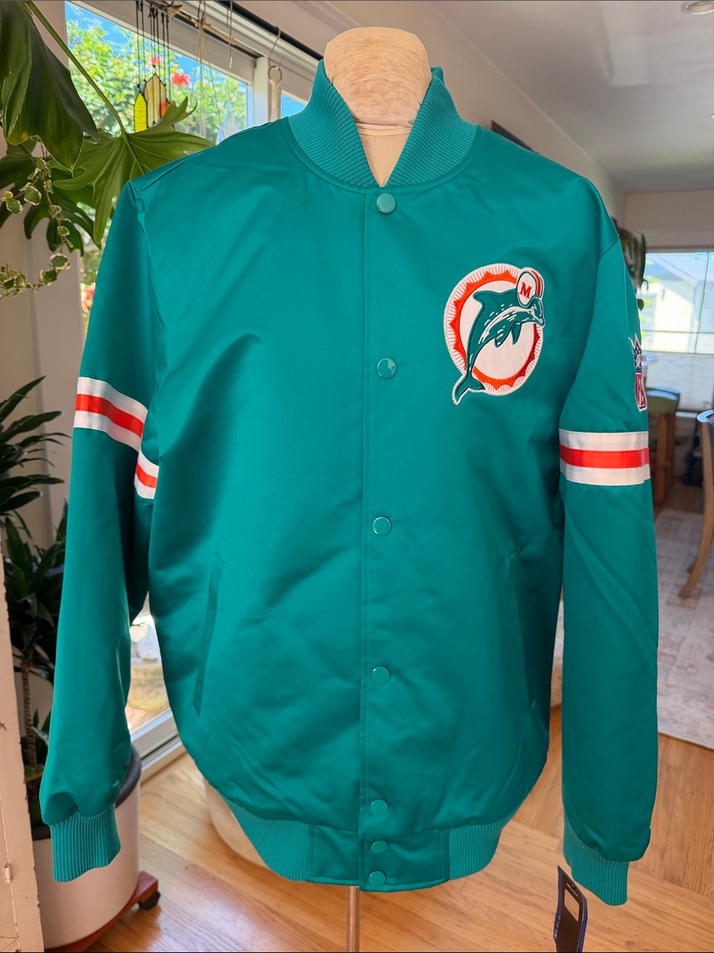 Miami Dolphins Starter Retro Throwback Jacket – Men’s XL – Brand New With Tags